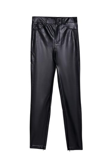 FAUX LEATHER LEGGINGS