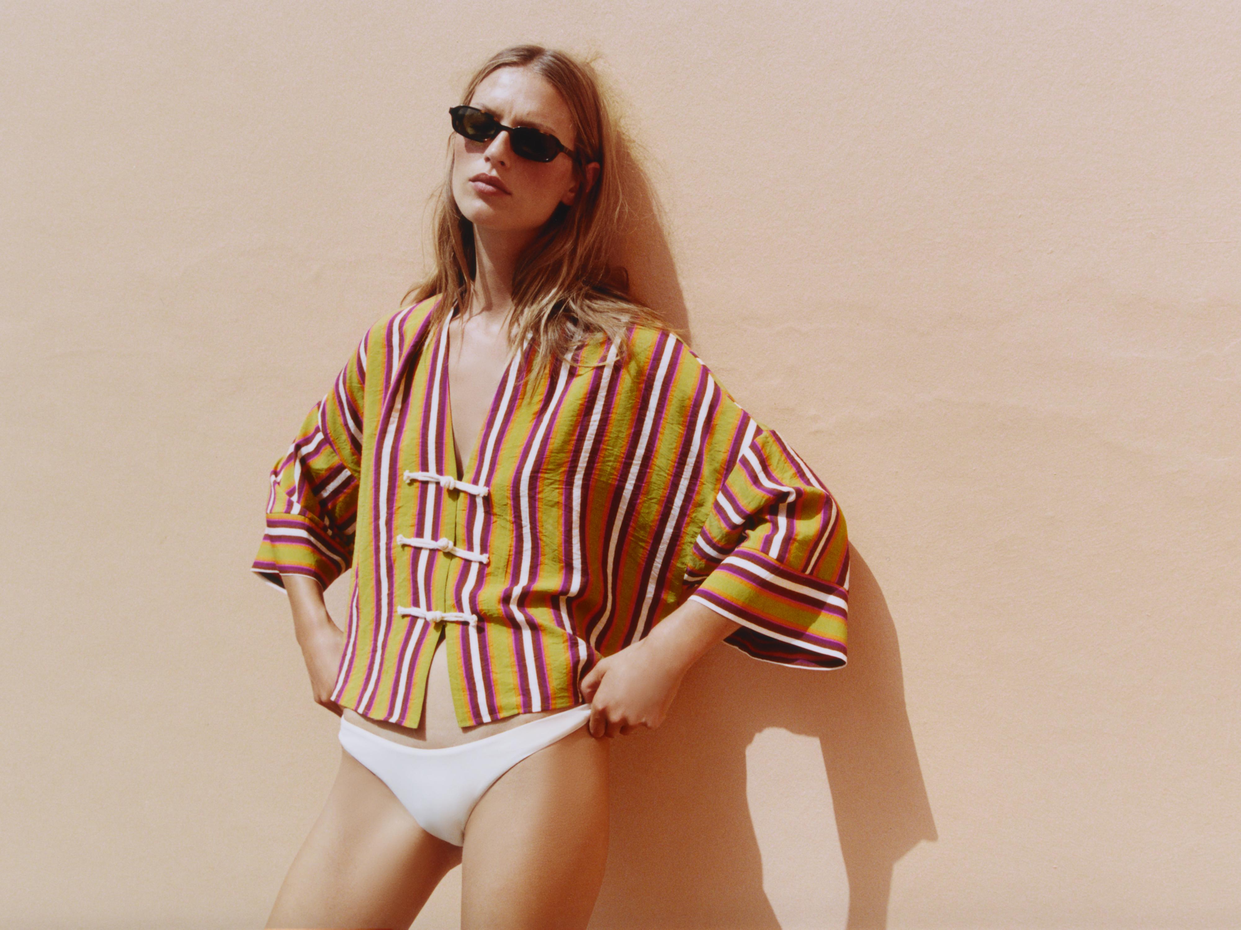 STRIPED FIREMAN CLASP SHIRT