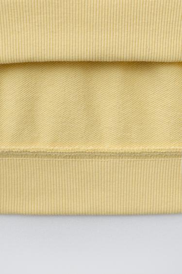 SWEAT JOGGING À INSCRIPTION - Jaune de Zara - Image 3