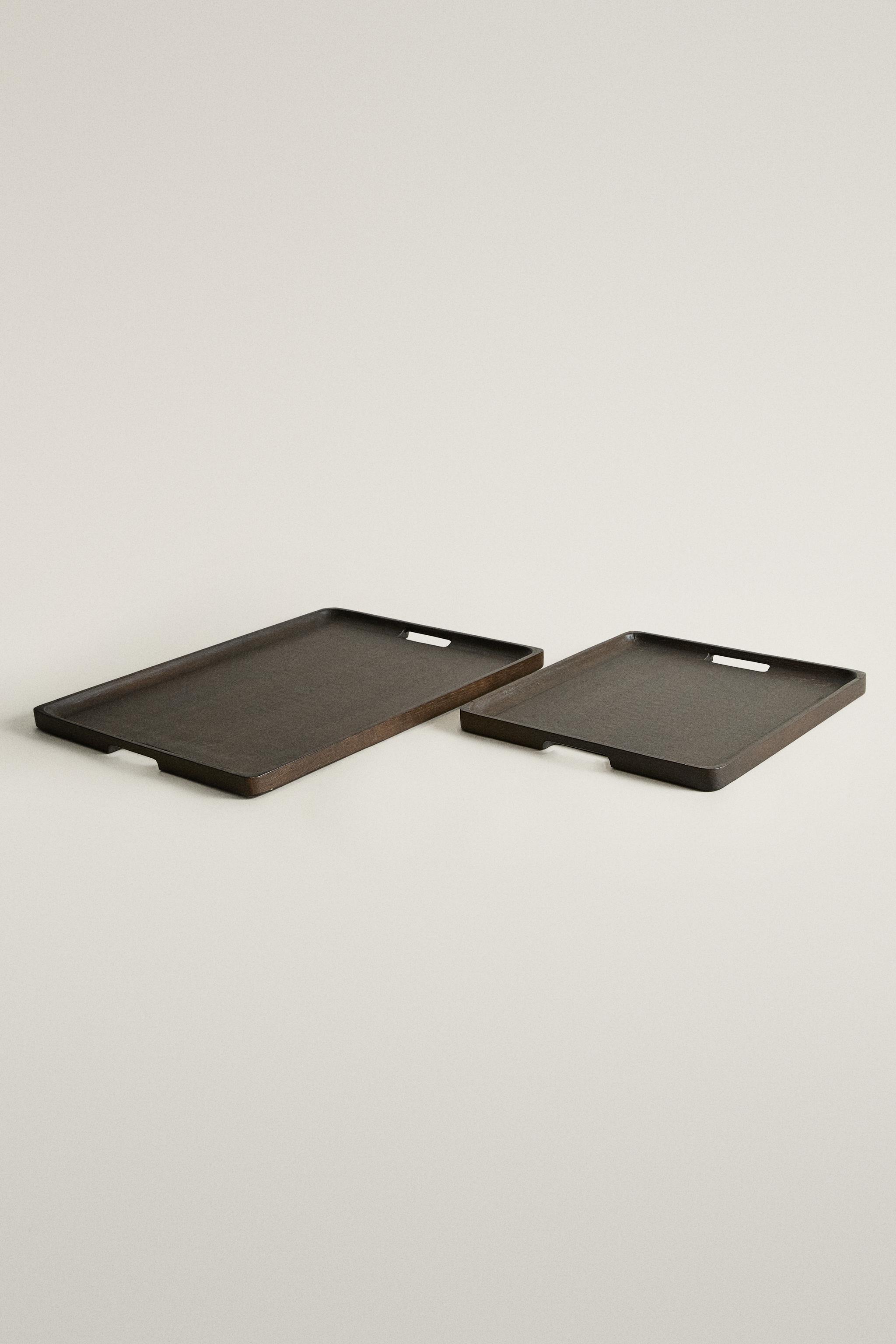RECTANGULAR MANGO WOOD TRAY