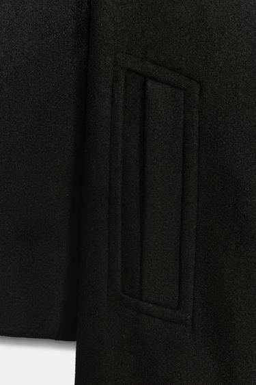 SOFT OVERSIZE COAT - Black by Zara - Image 7