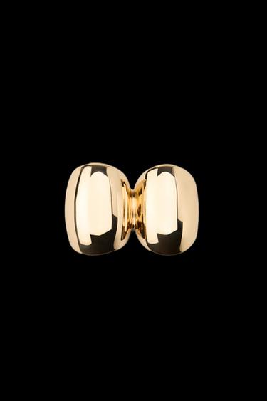 DOPPELTER METALLRING - Goldfarben von Zara - Bild 0