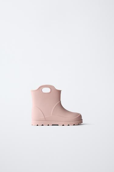 Zara RAIN BOOTS - Pink - Image 0