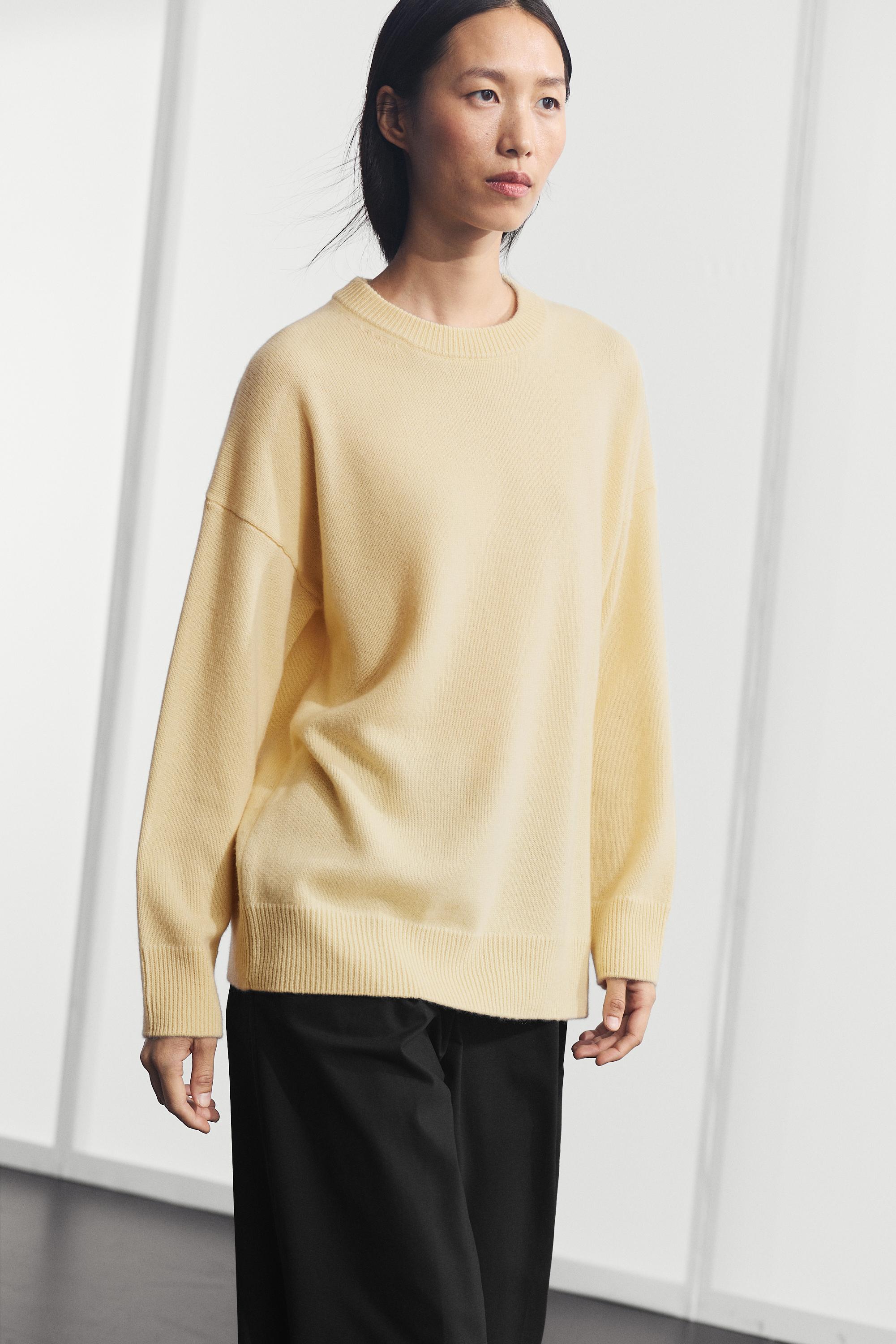 Pull oversize en maille 100 % cachemire