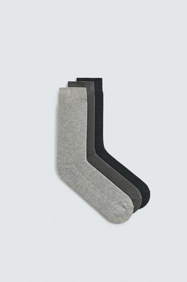 3-PACK OF LIGHTWEIGHT SOCKS - various by Zara - Image 1