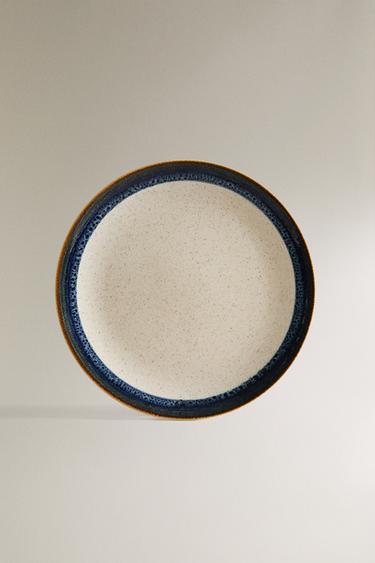 STONEWARE DINNER PLATE - Blue by Zara - Image 0