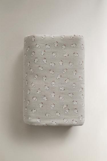 BABY MUSLIN CHICK BATH TOWEL - رمادي الخاص بـ Zara - صورة 0