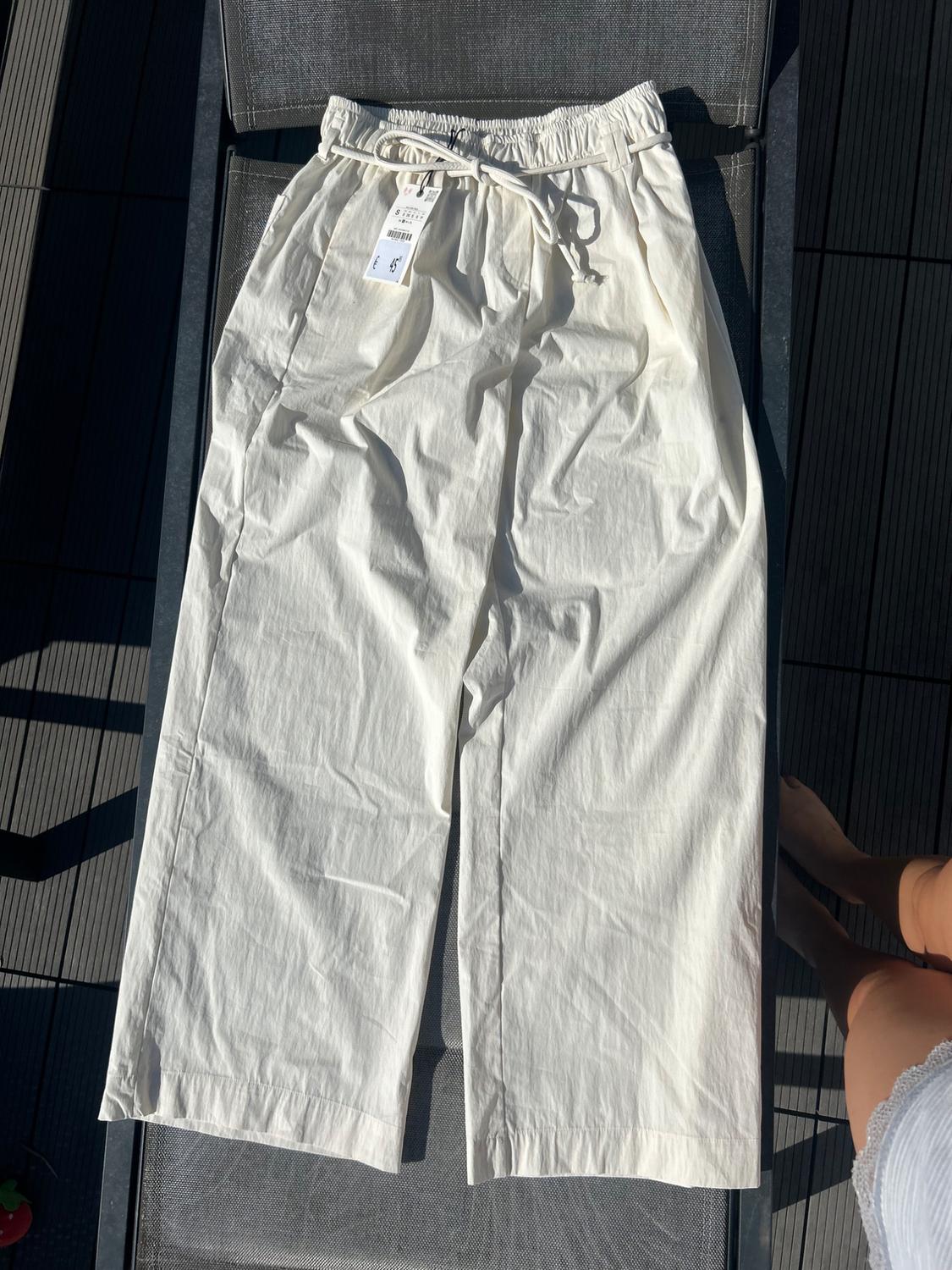 ZW COLLECTION POPLIN TROUSERS - Image 2