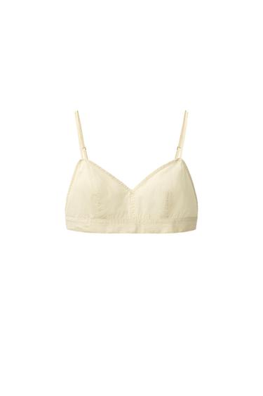 POPLIN-TOP CREATED BY CARAMEL LONDON X ZARA - Hellgelb von Zara
