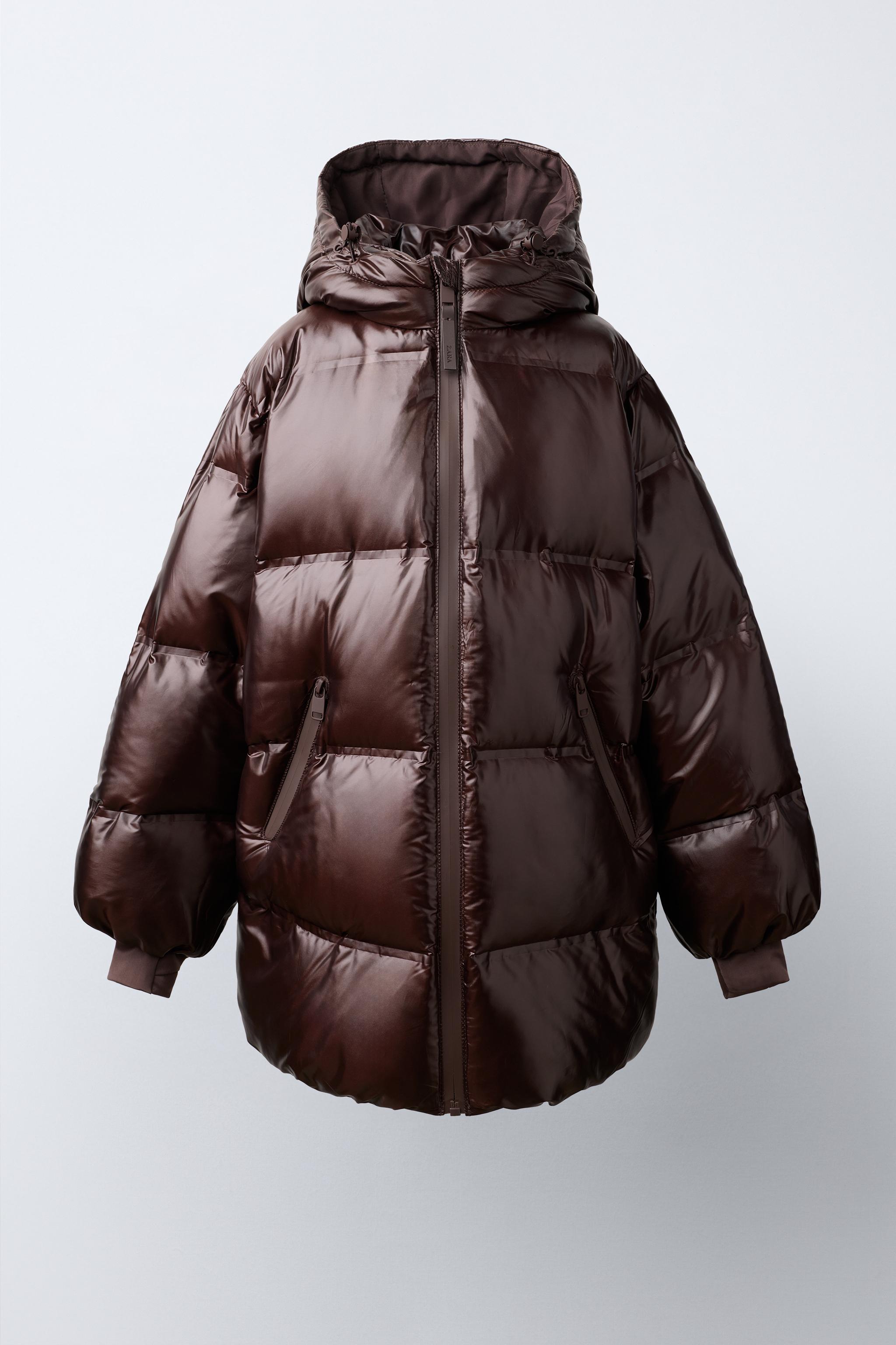 テクニカル ロング ダウン - ブラウン | ZARA Japan / 日本