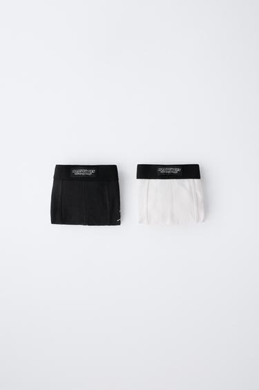 AGES 6-14/ PACK OF TWO OLIVER AND BENJI © CAMPEONES BOXERS - Anthracite grey by Zara