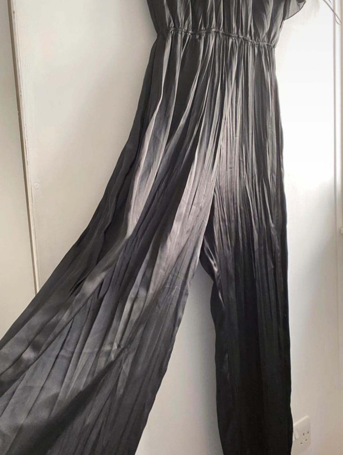 RUFFLED HALTER NECK JUMPSUIT - Image 2