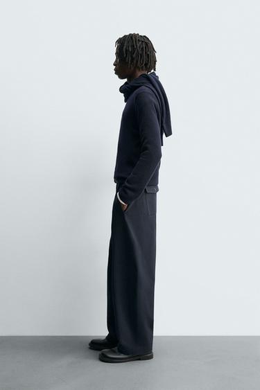 PANTALON COUPE BALLON - Bleu marine de Zara - Image 3