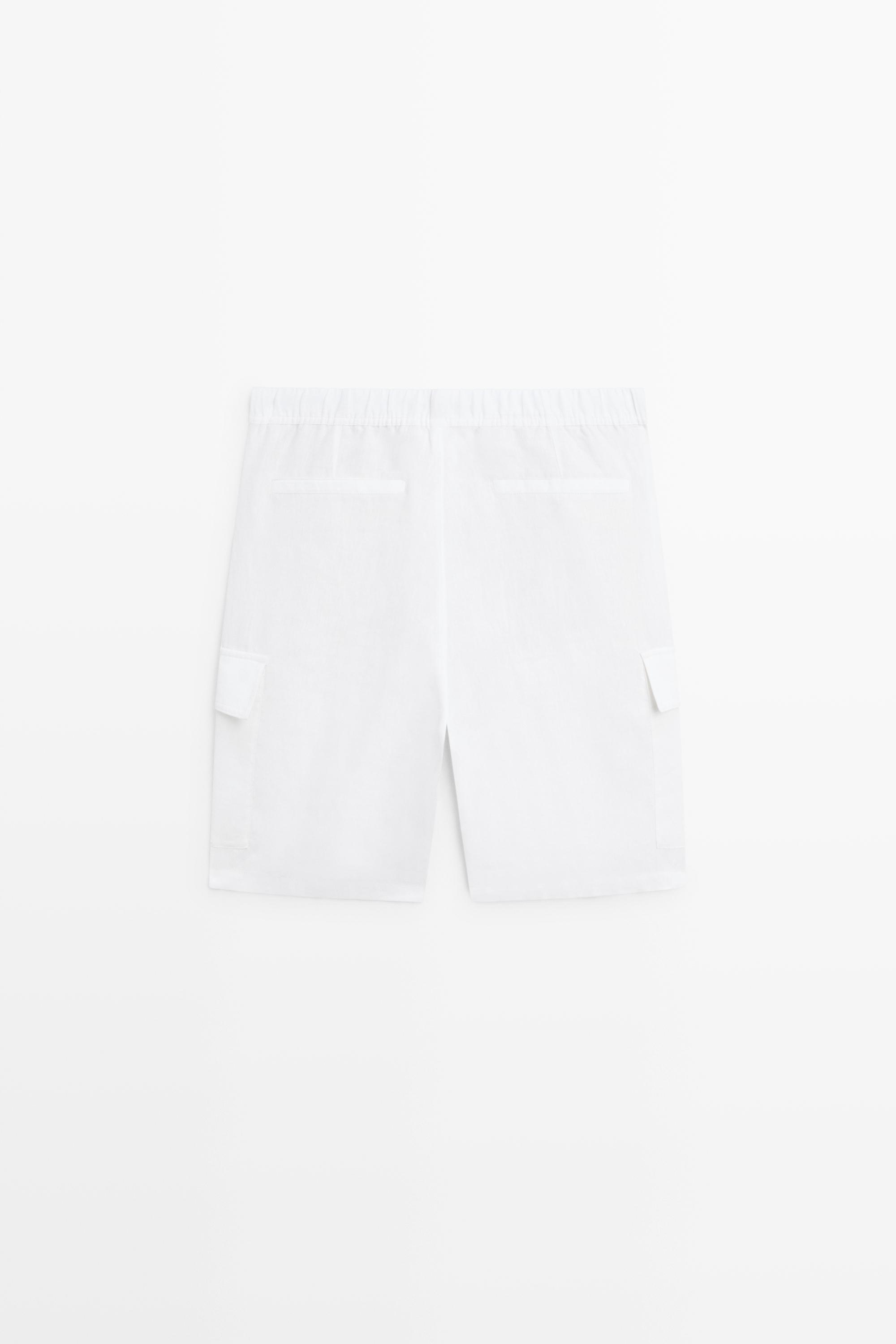 Bermuda cargo 100 % lin