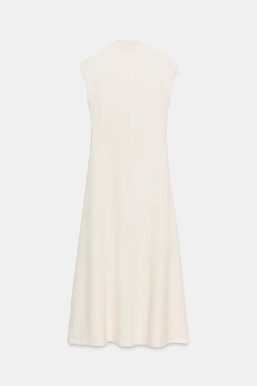 ROBE LONGUE SOFT - Écru de Zara - Image 5