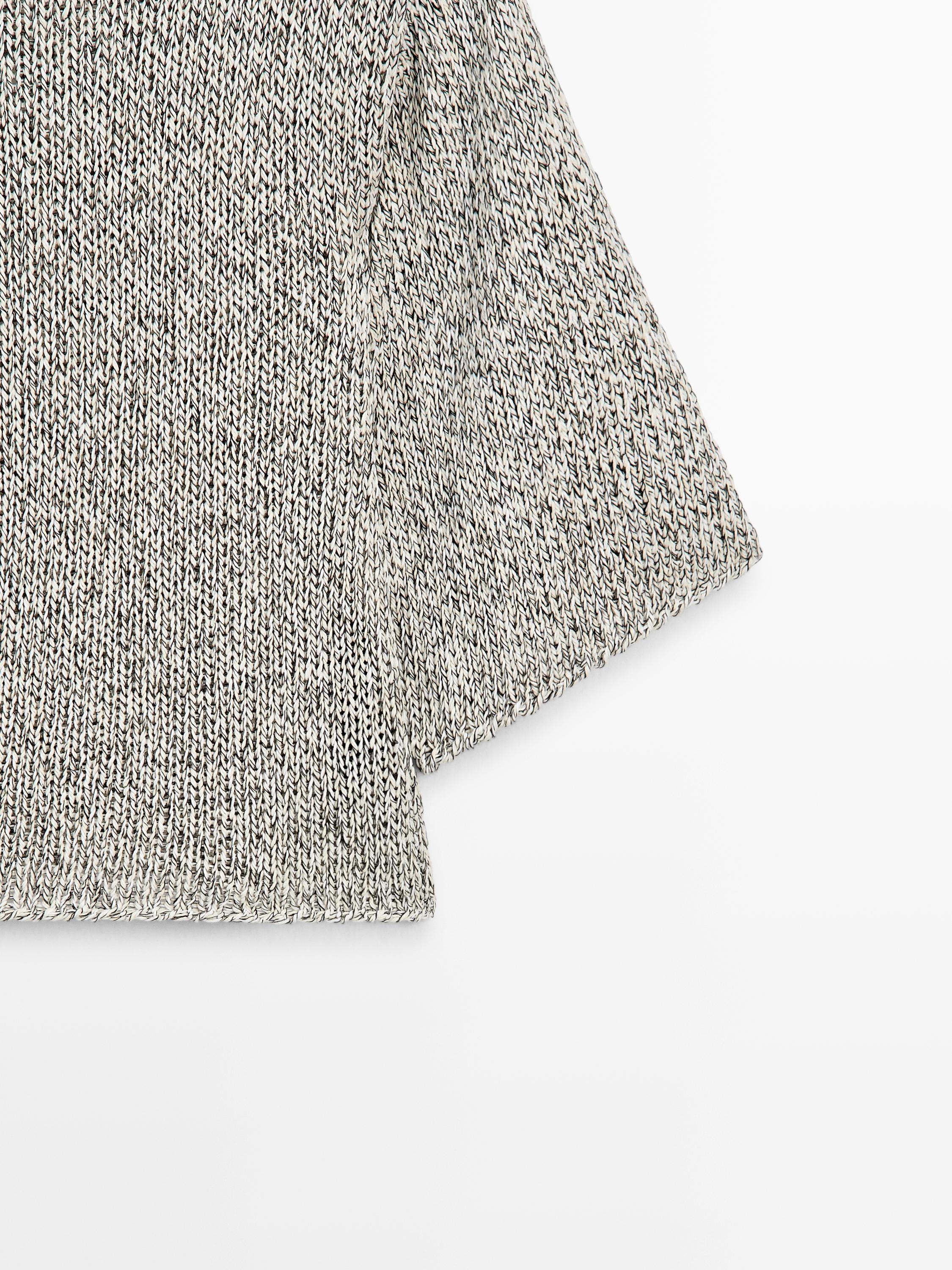 Pull en maille 100 % coton
