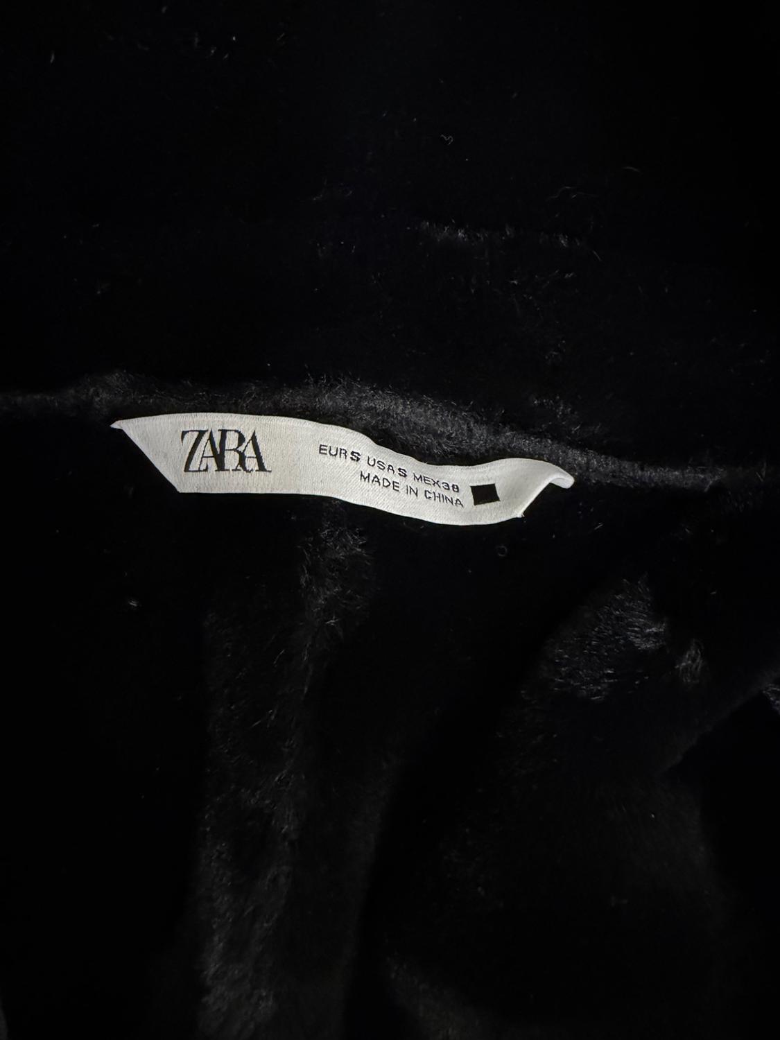 DOUBLE FACED VELVET LOOK COAT - Image 3