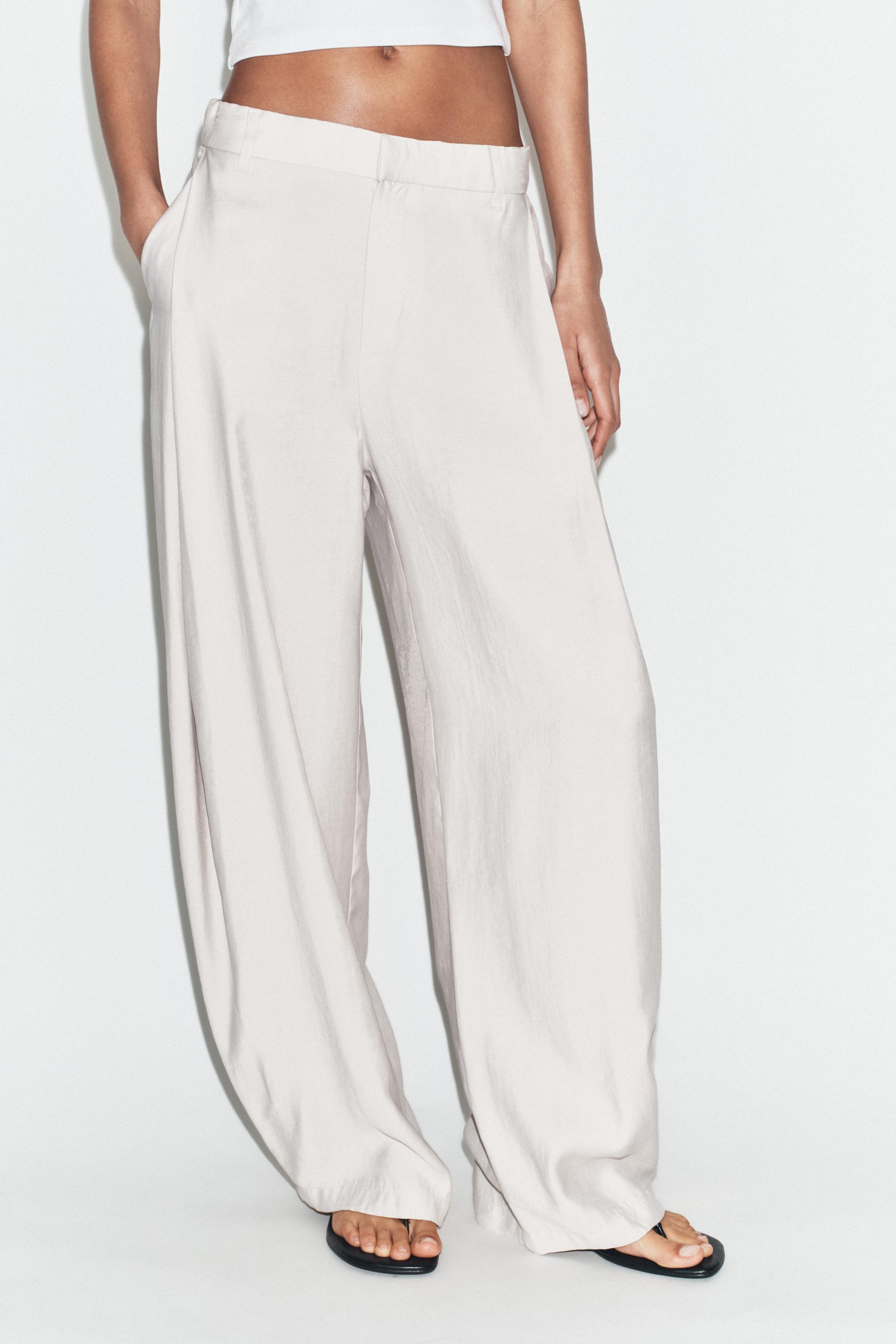 PANTALON FLUIDE À PLIS