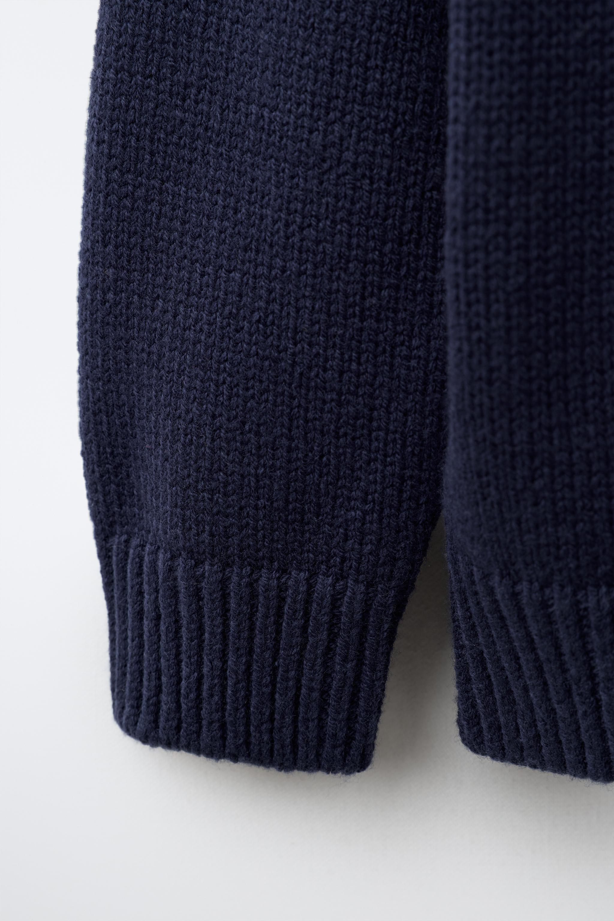 Детские свитеры Zara EMBROIDERED DOG KNIT JUMPER — фото 5