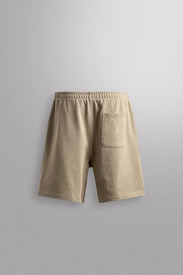 9" HEAVYWEIGHT JOGGER SHORTS - Sand by Zara