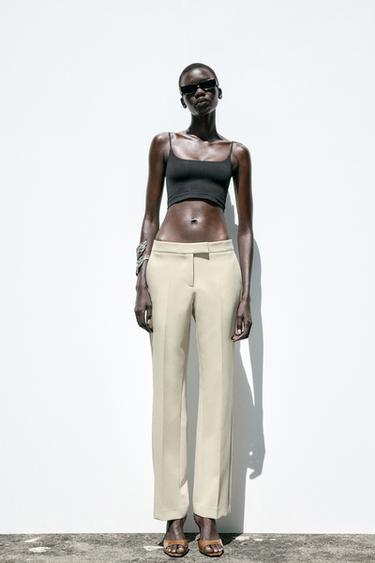 Zara FLARED PANTS - Sand