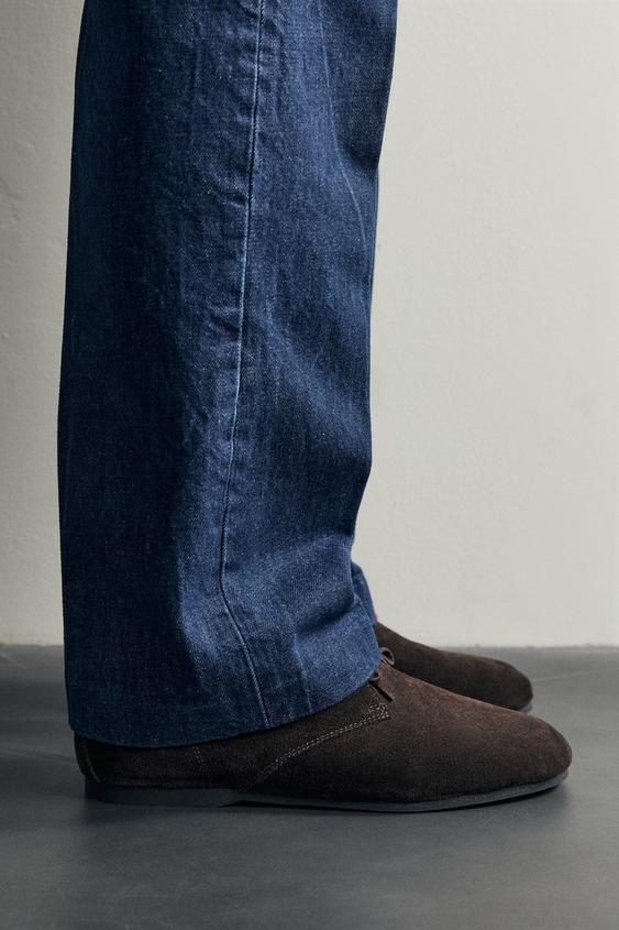 BOTA PIEL - Marrón de Zara - Imagen 0