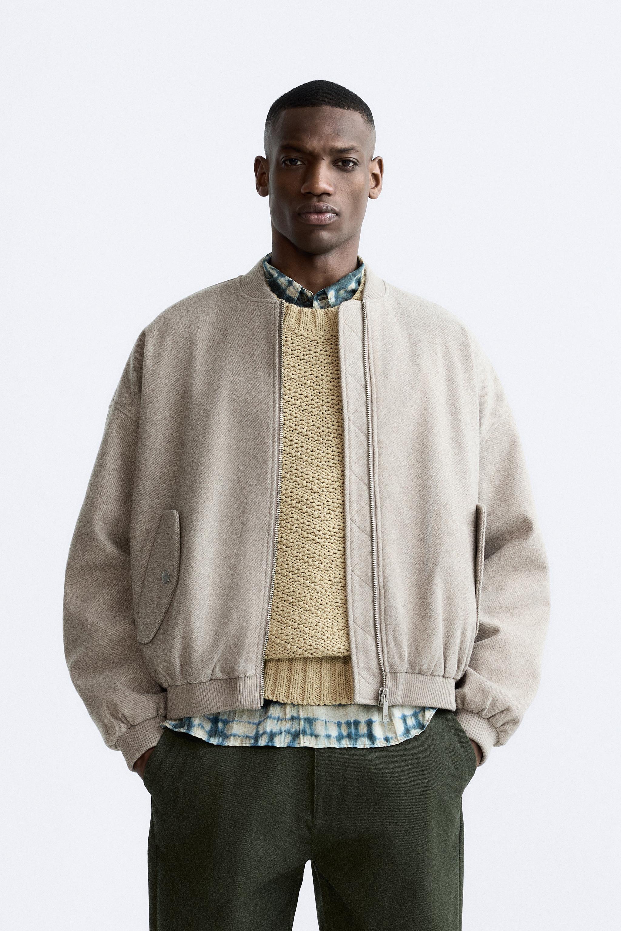 Zara bomber store jacket men