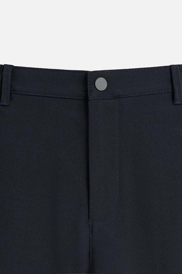 PANTALON SLIM FIT CONFORT - Bleu marine de Zara - Image 7