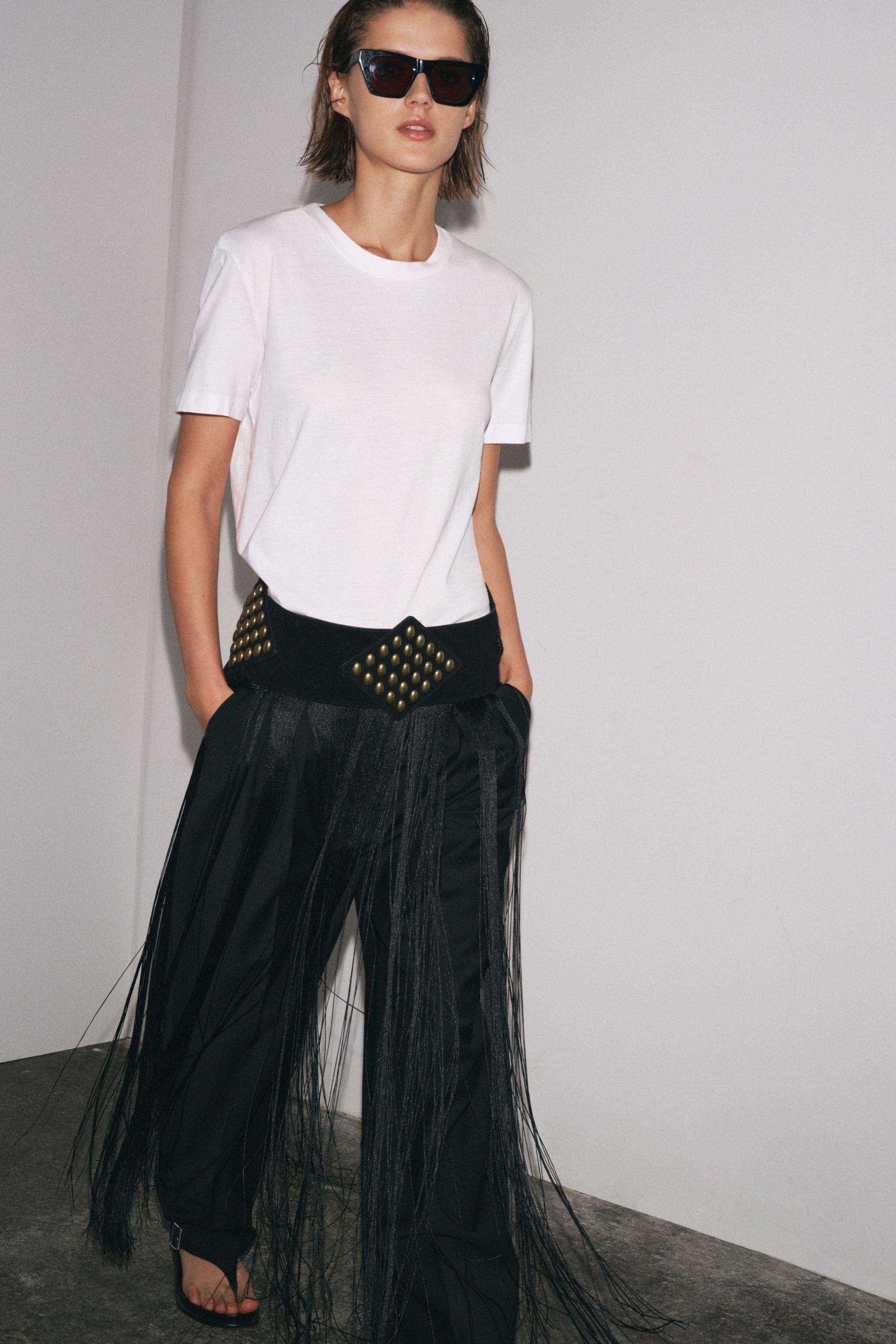★ドイツ発*ZARA*新作*リネンコットンTシャツ/ECRU★ ☆ドイツ発*ZARA*新作*リネンコットンTシャツ/ECRU☆ (ZARA/T