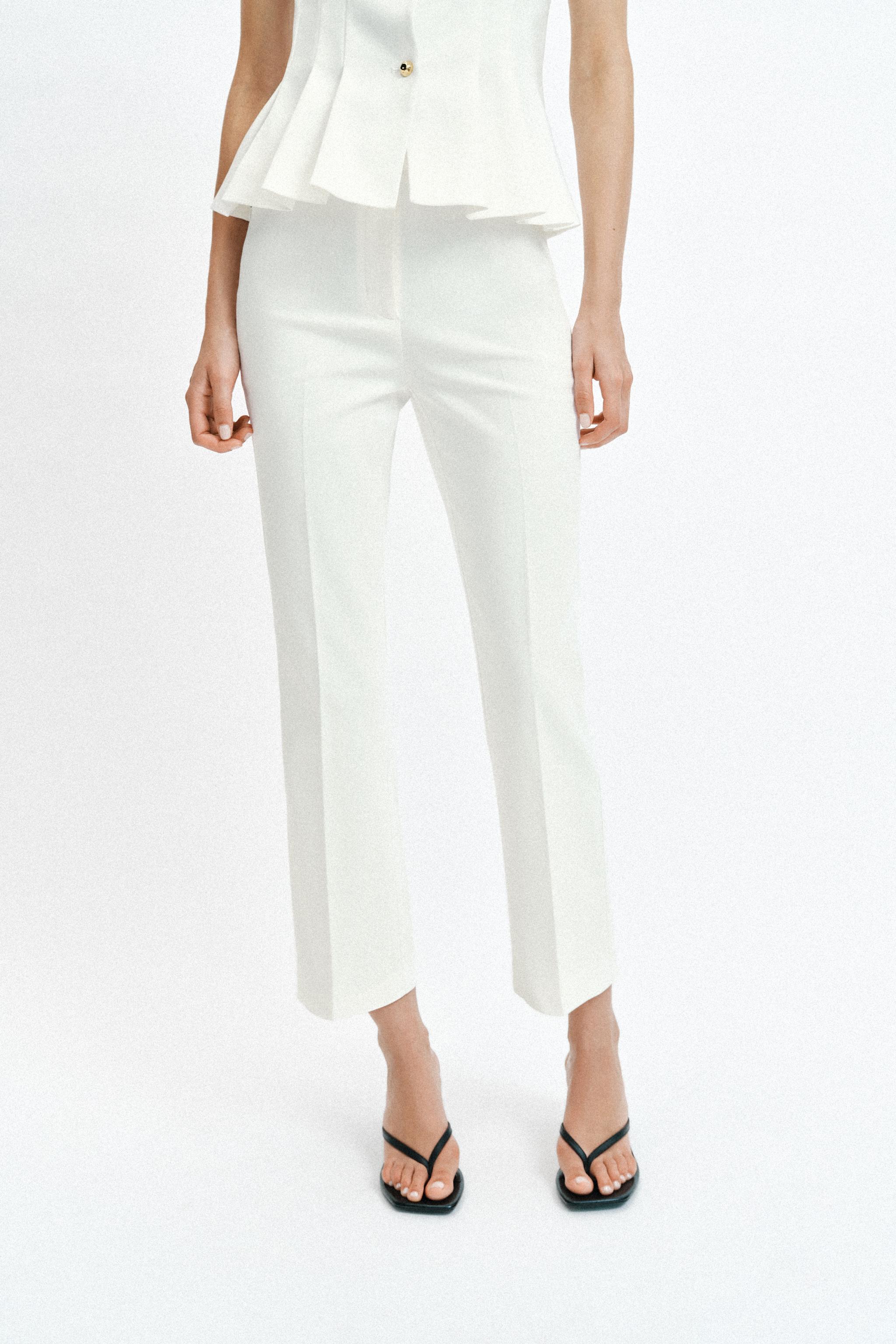Women's Flare Trousers | ZARA United Kingdom Women's Flare Trousers | ZARA United Kingdom
