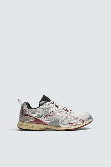 CHUNKY SOLE TRAINERS - Silver by Zara