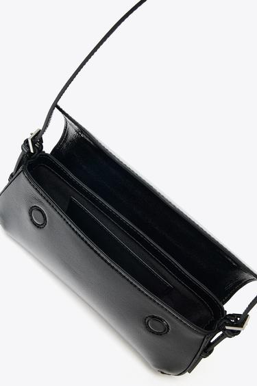 FLAP SHOULDER BAG - Black by Zara - Image 3