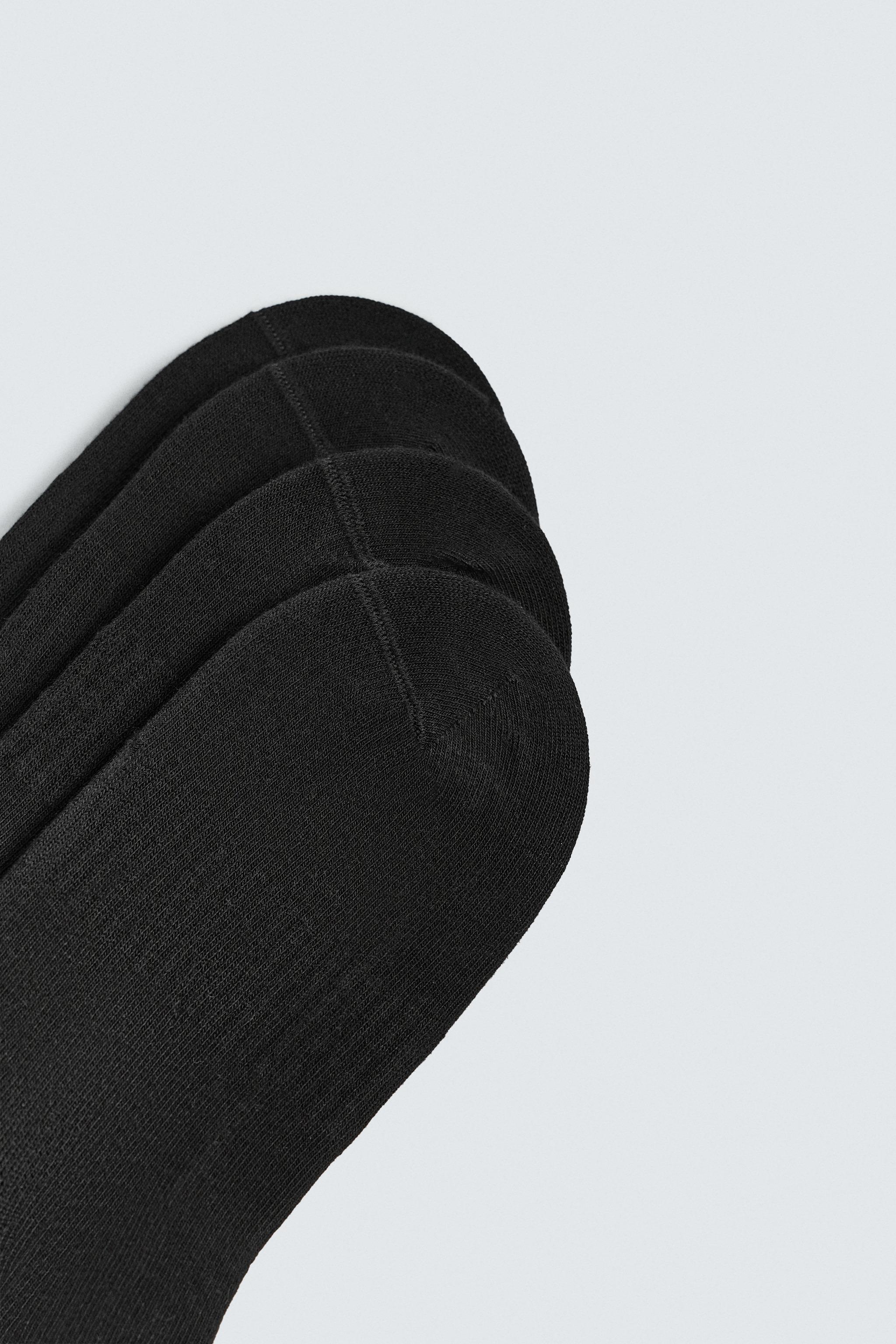 PACK OF 4 INVISIBLE ANKLE SOCKS