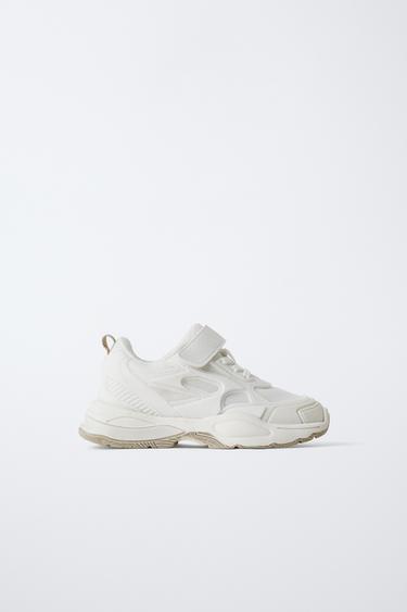 Zara MULTI-PIECE SNEAKERS - White