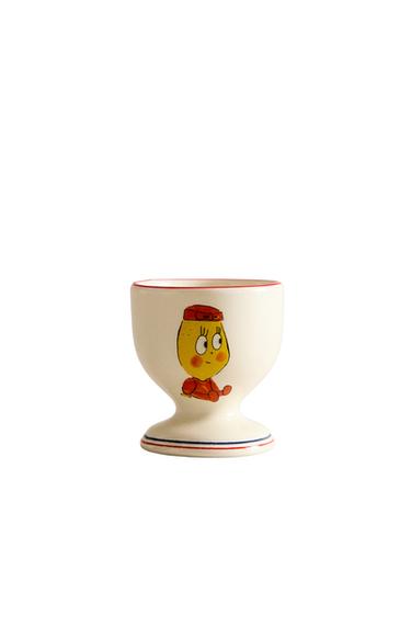 LIMONCELLA X THE ANIMALS OBSERVATORY PORCELAIN EGG CUP - Multicoloured Zara