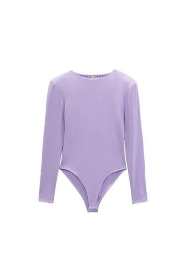BODYSUIT WITH SHOULDER PADS