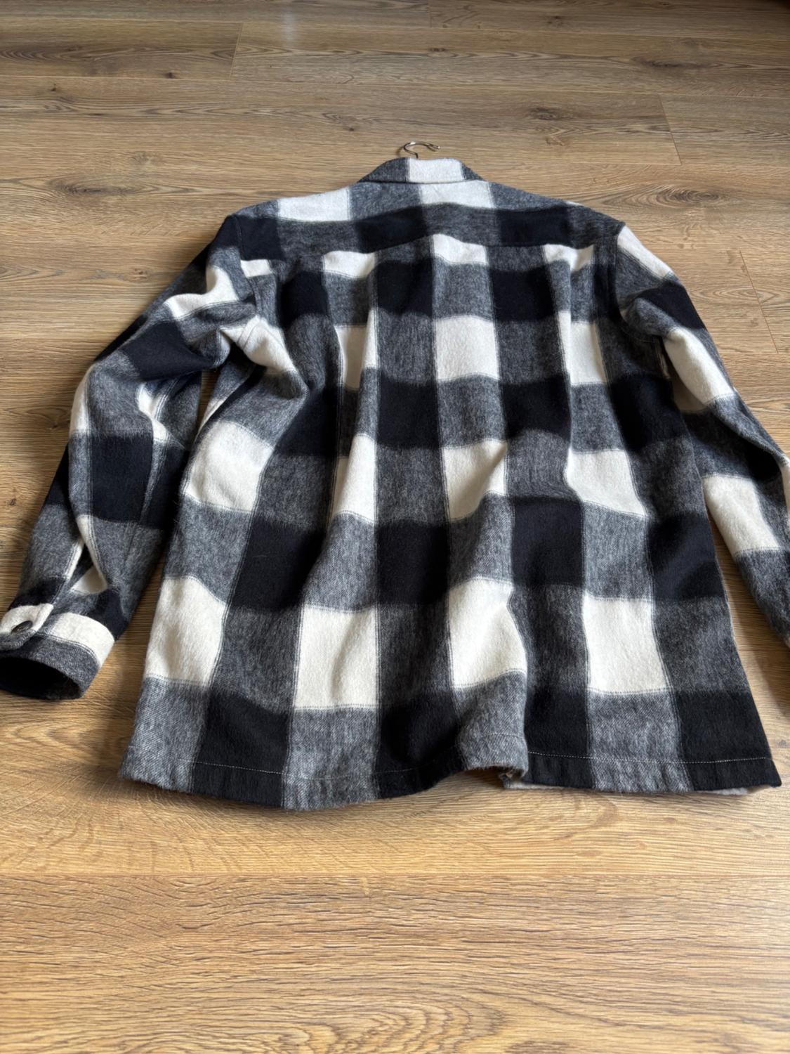 TEXTURED CHECK OVERSHIRT - Image 3