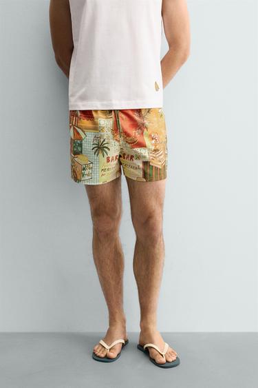 STREET PRINT MEDIUM SWIM SHORTS - various by Zara - Image 1
