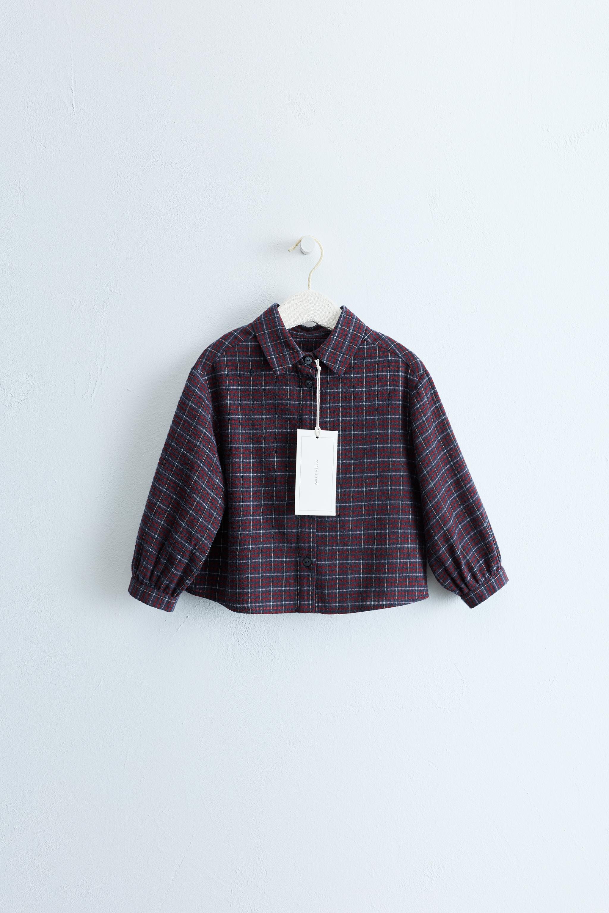 ZARA TIMELESS - PLAID SHIRT — Reddish