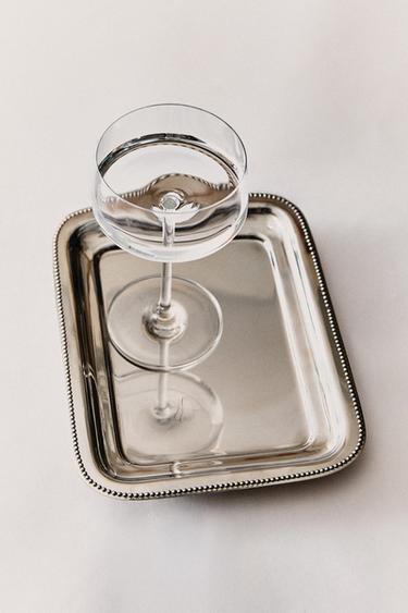 SHORT CONICAL CRYSTALLINE WINE GLASS - Transparent by Zara