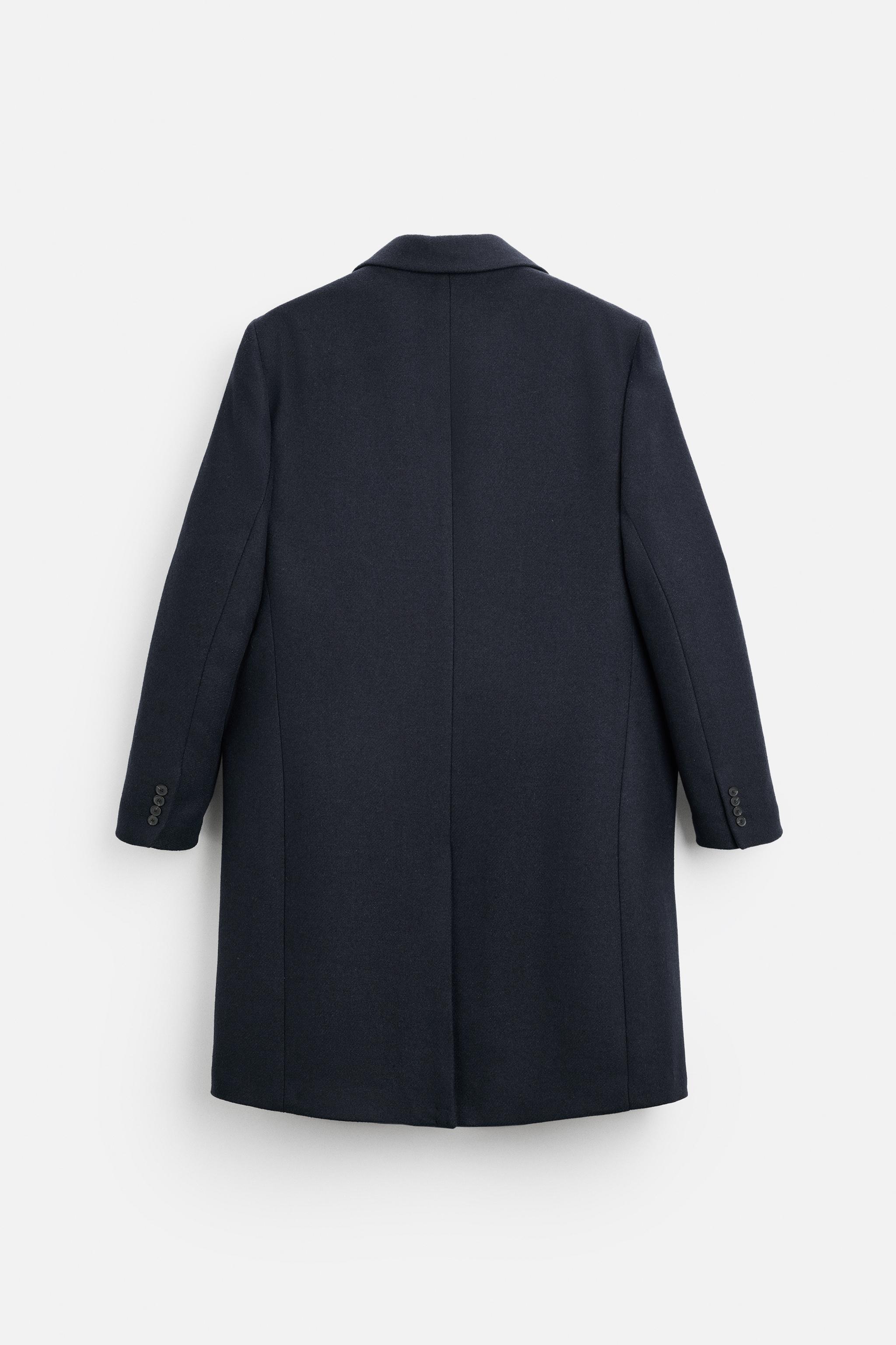 Zara royal on sale blue coat