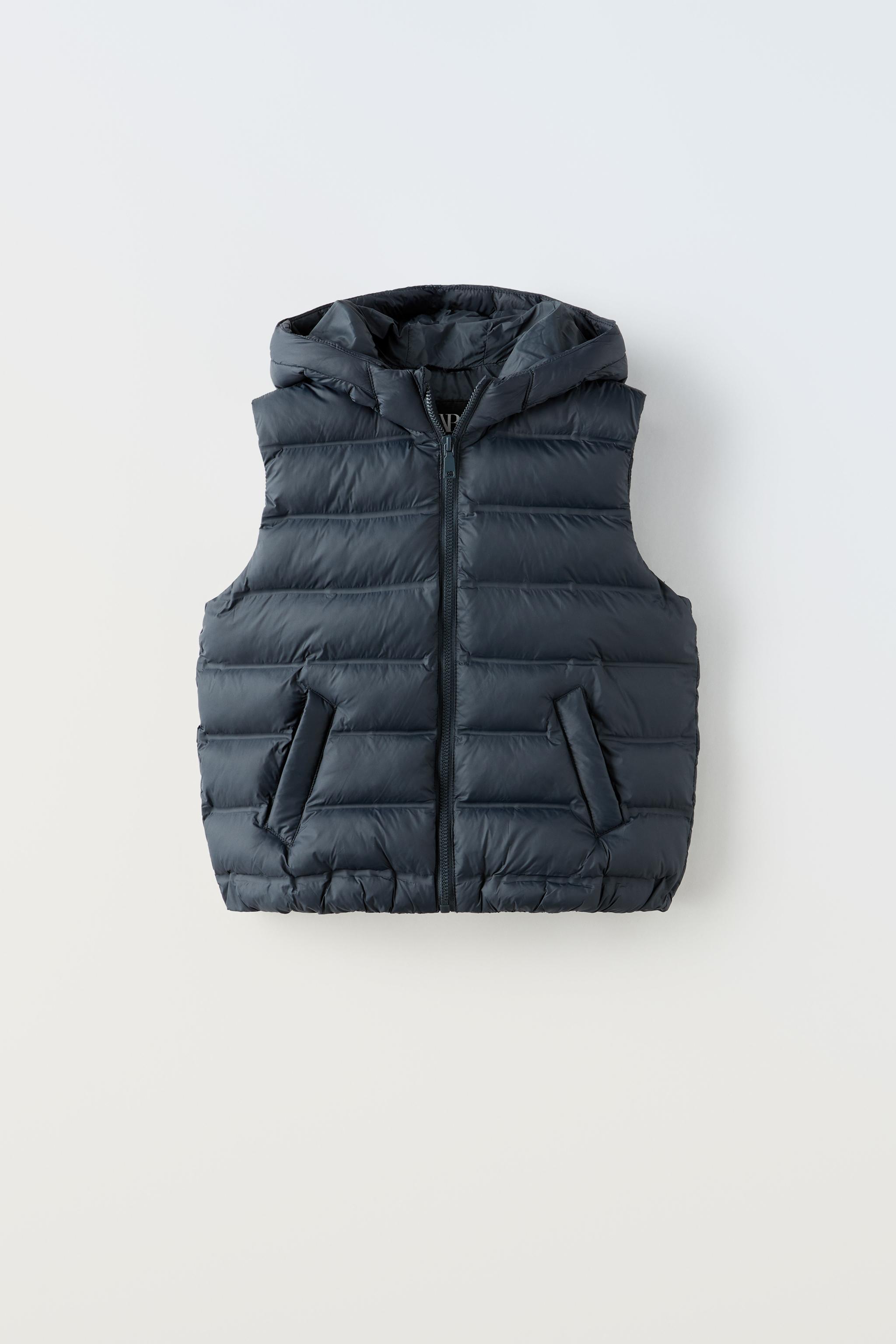 ULTRALIGHT WATER REPELLENT HOODED VEST - Charcoal | ZARA United States