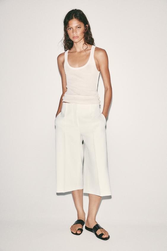 BERMUDA NERVIO ZW COLLECTION - Crudo de Zara - Imagen 0