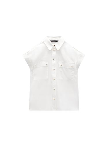 POPLIN CARGO SHIRT