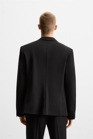 VESTE DE COSTUME CONFORT - Noir de Zara - Image 2