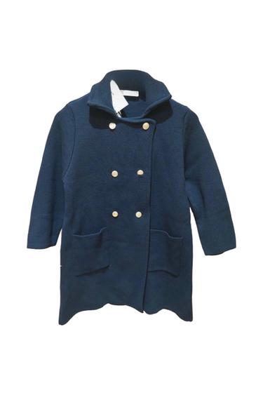 ABRIGO AZUL MARINO ZARA