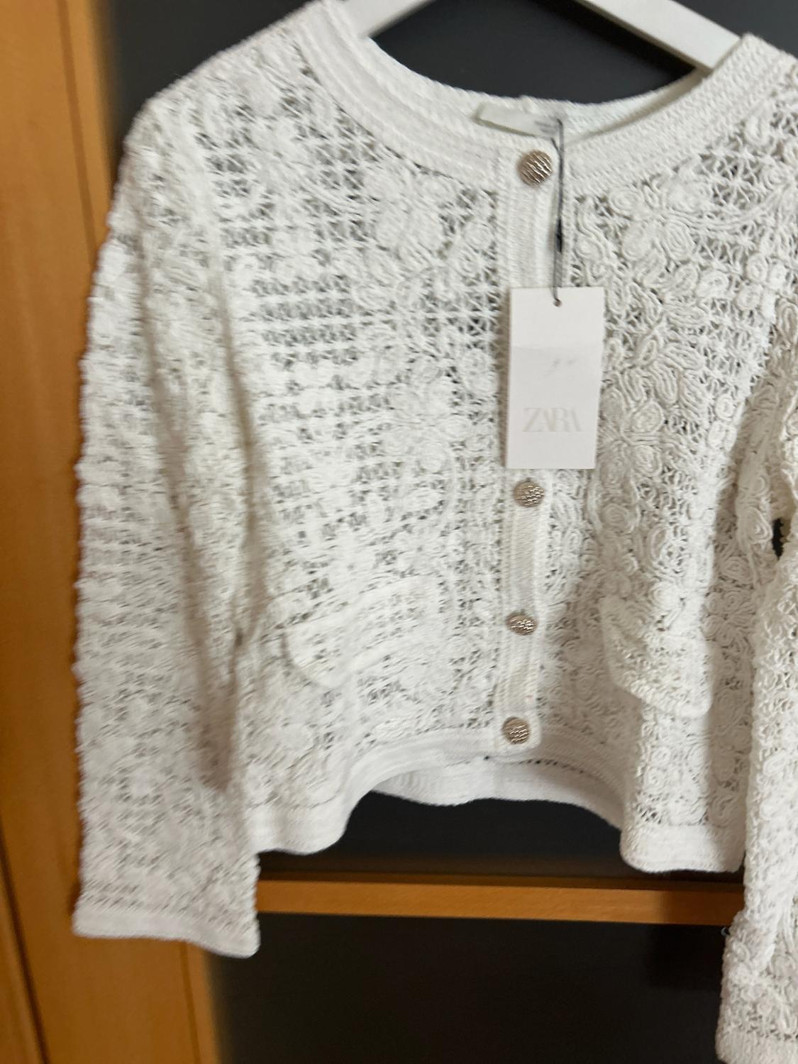 CROCHET JACKET WITH BUTTONS - Image 3