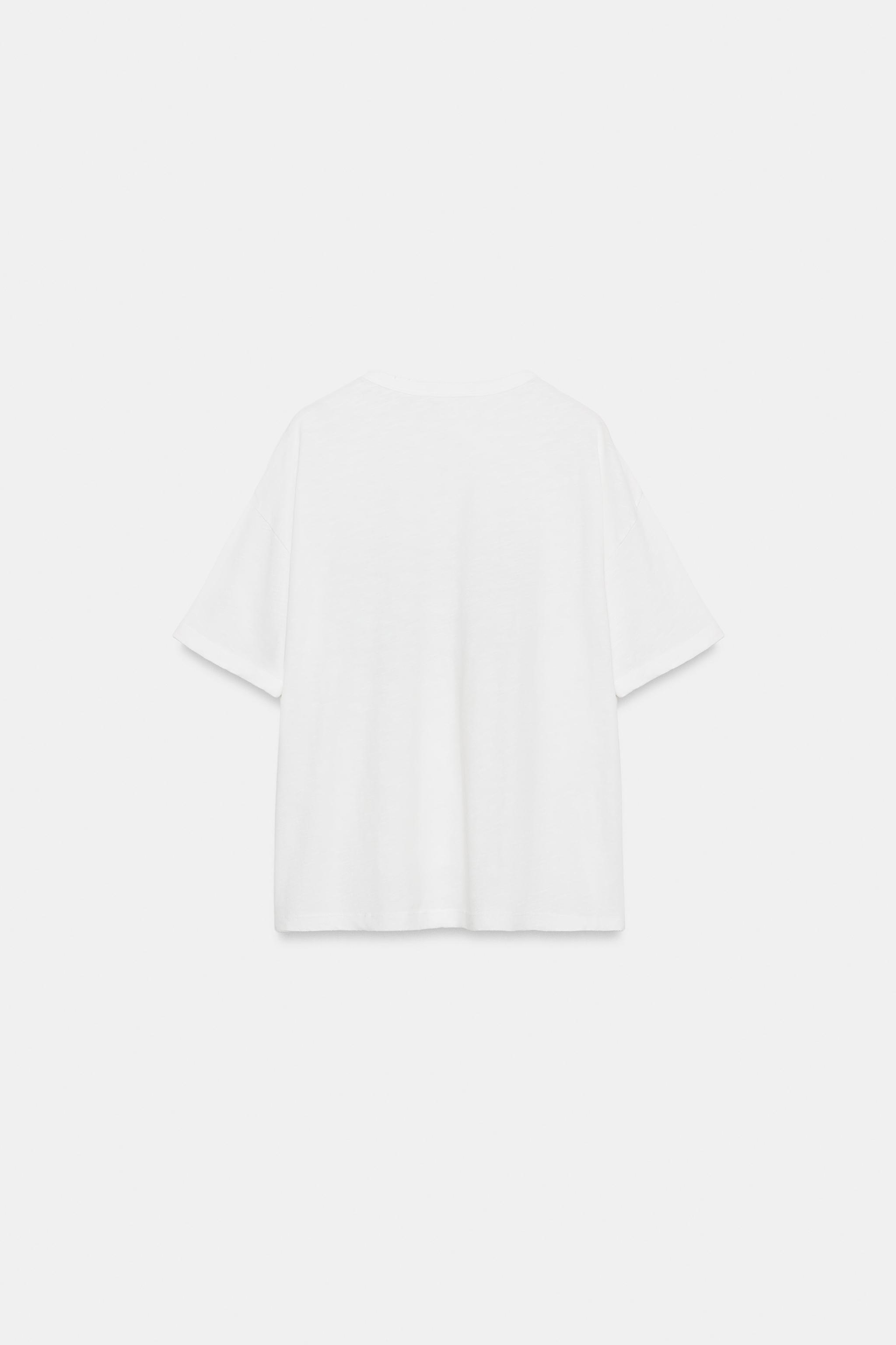 T-SHIRT OVERSIZE DÉCHIRÉ INSCRIPTION