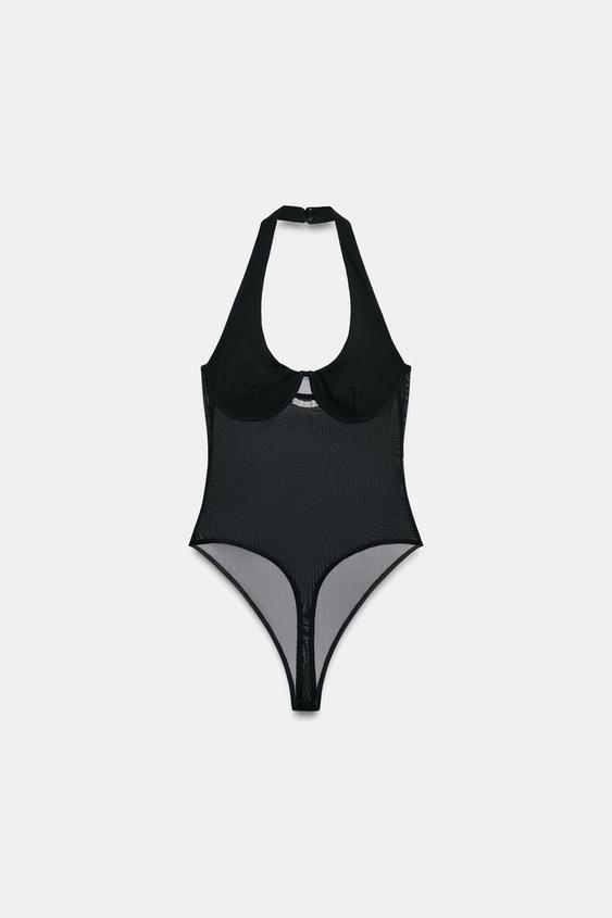 COMBINATION TULLE BODYSUIT from Zara - $29.90