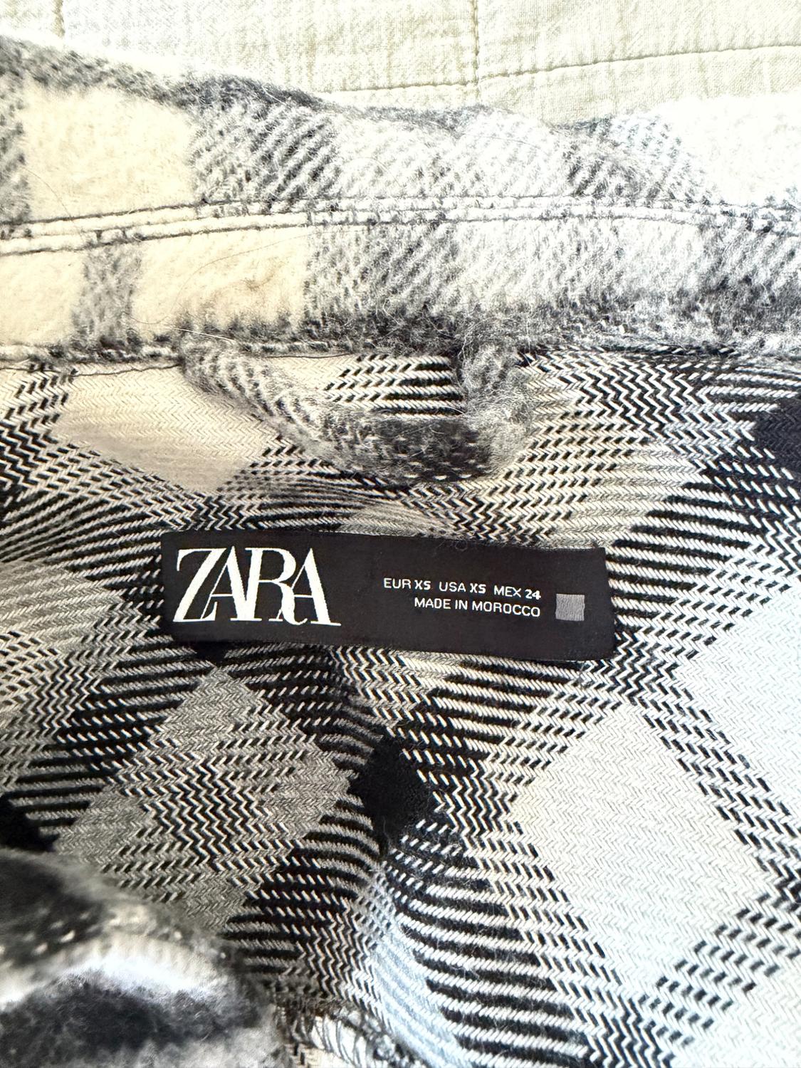 WOOL BLEND PLAID OVERSHIRT - Image 3
